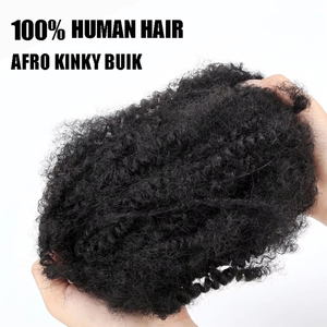 <span class=keywords><strong>Afro</strong></span> <span class=keywords><strong>Kinky</strong></span> Cheveux humains vierges naturels pour tresses et dreadlocks Cheveux humains touffes crépues en vrac pour <span class=keywords><strong>mèche</strong></span> Afros - Product Image 5