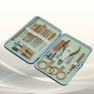 Ensemble de coupe-ongles, 18 pièces, 16 ensembles de coupe-ongles, pince pour peau morte, couteau de pédicure, outil de manucure - Product Image 1