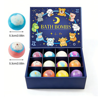 Coffret Cadeau de Bain Bio pour Enfants |   Jouet surprise à l'intérieur |   Bombes de bain effervescentes colorées, véganes et sans cruauté pour un bain amusant