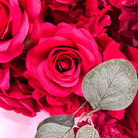 Décoration florale en soie pour arche de mariage, table de salle à manger et longue allée de cérémonie