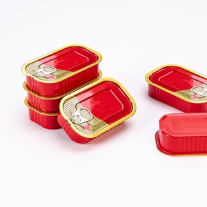 Thực phẩm phân loại tinplate hai mảnh dễ dàng mở hình chữ nhật rỗng SARDiNE lon thiếc cho đóng hộp Cá - Product Image 3