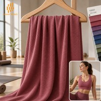 Tissu tricoté diagonal haute densité en nylon et élasthanne, 175 cm, 250 g/m², extensible, structuré, pour maillots de bain, respirant, écologique, vente en gros