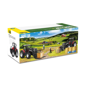 2.4GHZ 6 canaux 1/24 plastique De Juguete Coches Agriculture tracteur <span class=keywords><strong>agricole</strong></span> jouets RC avec nivellement des terres - Product Image 3