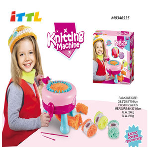 Machine à tricoter interactive pour filles, machine à tisser intelligente, aiguilles tricotées pour enfants, bricolage automatique, jouet fait main - Product Image 1