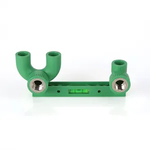 green color plastic plumbing pipe fitting ppr backwater bend and elbow connector water supply ppr female thread fitting