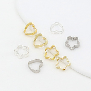 Mixed Shape Jewelry Buckle For <b>Ring</b> Making Copper Plated DIY Accessories D52 - Product Image 4