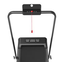 Tapis roulant électrique pliable First Fitness P107 pour usage domestique, moteur 550W, inclinaison à 3 niveaux, machine de course compacte, poignée portable, LED