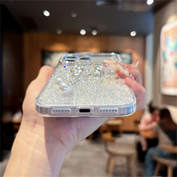 Coque de téléphone de luxe avec strass, nœud et perles pour iPhone 18 17 Pro Max 16 15 14 13, avec cordon perlé, scintillante et protectrice