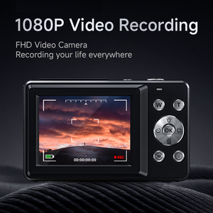 กล้องถ่ายรูปดิจิตอล Sonida Point Shoot 1080P 16x Mini Vlog สำหรับเด็ก สีดำ เซ็นเซอร์ HD CMOS หน้าจอ 2.4 นิ้ว อิเล็กทรอนิกส์ ระดับมืออาชีพ - Product Image 2