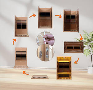 Sauna a Infrarossi Lontani di Lusso Personalizzata per 2 Persone con Porta in Vetro Temperato - Product Image 6