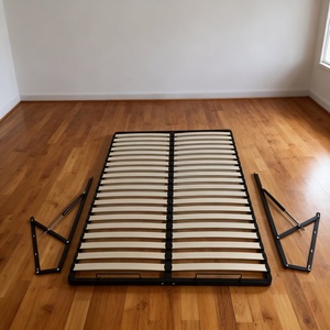 Base <span class=keywords><strong>de</strong></span> plástico con ranuras angulares para camas <span class=keywords><strong>de</strong></span> esquina con riel central reforzado para mayor estabilidad y soporte - Product Image 5
