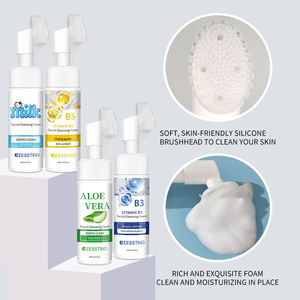 Nettoyant Visage Moussant à la Vitamine C Marque Blanche avec Brosse de Massage des Pores, Nettoyant Visage aux Acides Aminés, Nettoyant Facial Moussant à l'Aloe Vera - Product Image 4