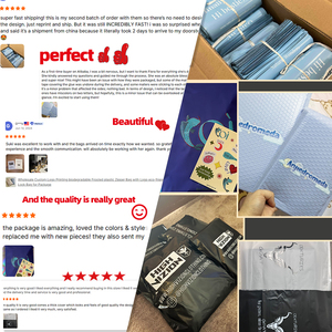 Sobres de Poliéster Blancos Personalizados con la Frase "Hey Smile", Precio de Fábrica y Muestra Gratis, Entrega Rápida para Tiendas en Línea - Product Image 4