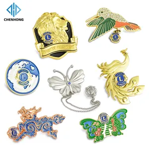 High Quality Souvenir Custom Logo Soft Enamel Souvenir Anniversary Companies Logos Metal Pins For Employee Honor Award