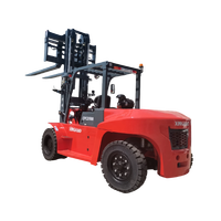 Chariot élévateur tout terrain CPCD100 Chariot élévateur de conteneur d'expédition de 10 tonnes Camion élévateur Euro 3 Euro 5 EPA Moteur certifié CE Atelier de réparation de machines