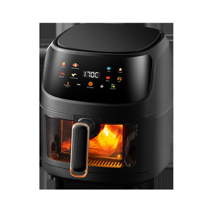 Freidora de Aire de 5L de Gran Capacidad con Ventana Visible, Pantalla Táctil, Multifuncional, Eléctrica, de Cocción Rápida, Antiadherente, de Cerámica - Product Image 5