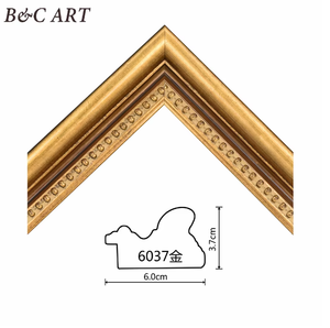 Peinture à l'huile artisanale, cadre mural, <span class=keywords><strong>profil</strong></span>és <span class=keywords><strong>de</strong></span> cadre dorés, logo personnalisé en bois, art classique, peinture sur mesure - Product Image 5