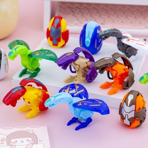 Dinosaure Figurines Party Favor Préscolaire Déformation Dinosaure Robot Transformant Jouets 2 <span class=keywords><strong>en</strong></span> 1 Transformé <span class=keywords><strong>Oeufs</strong></span> De Dinosaure - Product Image 1
