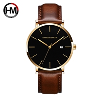 Hannah Martin Montre Usine HM151P Hommes Quartz En Gros Style Minimaliste Logo Personnalisé Japon Mouvement 3ATM Étanche Main Montre
