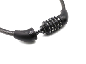 Serrure <span class=keywords><strong>de</strong></span> câble en acier à 5 chiffres <span class=keywords><strong>de</strong></span> couleur personnalisée portable avec câble en acier flexible Housse <span class=keywords><strong>de</strong></span> <span class=keywords><strong>protection</strong></span> ABS <span class=keywords><strong>pour</strong></span> moto E-Bike - Product Image 5