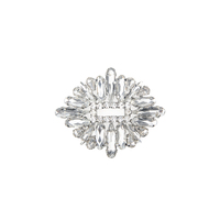 Clips à chaussures en cristal en forme de fleur, décorations pour talons hauts de mariée, appliques pour chaussures de mariage, accessoires pour chaussures habillées pour femmes