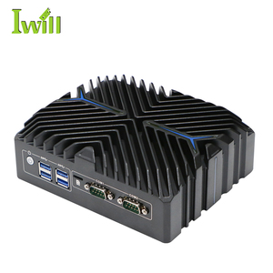 Fanless <span class=keywords><strong>mini</strong></span> pc 12th gen N3222 chiosco incorporato pc i5 12th gen <span class=keywords><strong>dieci</strong></span> core 2 * RJ45 LAN per robot AI - Product Image 2