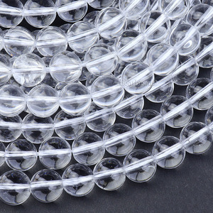 High Quality Natural 3A Rock <strong>Crystal</strong>, Clear Quartz, Transparent <strong>Crystal</strong> <strong>Beads</strong> for Jewelry Making 4 6 8 10 12mm, 38CM - Product Image 1