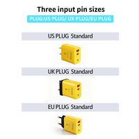Penjualan Laris Grosir Charger Dinding Laptop USB-C 20W 2-Pack Dual Port PD Type-C USB A QC3.0 EU US PLUG Produsen