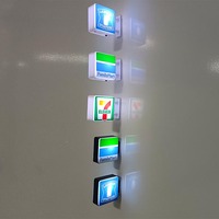 2025 nouveaux produits uniques Logo personnalisé OEM LED réfrigérateur autocollant panneau d'affichage pour cadeau d'affaires promotionnel