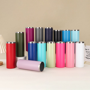 Borraccia Termica Sottile in Acciaio Inossidabile a Doppia Parete da 20oz, Forma Dritta, Personalizzabile, Bestseller - Product Image 3