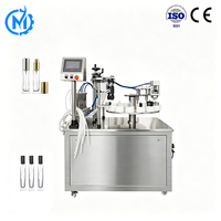 Machine de remplissage de parfum liquide de type rotatif haute précision avec écran tactile pour huiles essentielles et cosmétiques