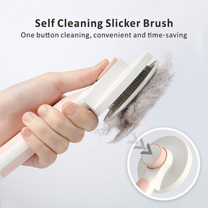 <span class=keywords><strong>Brosse</strong></span> de toilettage <span class=keywords><strong>pour</strong></span> animaux de compagnie, <span class=keywords><strong>Brosse</strong></span> Anti-renversement du Poil, <span class=keywords><strong>pour</strong></span> chiens et chats, outil de nettoyage <span class=keywords><strong>automatique</strong></span>, démêlante - Product Image 4