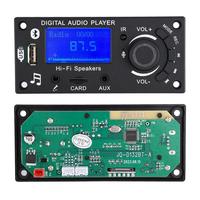 Module BT 5.0 Décodeur MP3 pour voiture Carte de circuit imprimé DC 12V Écran couleur LCD Radio FM USB TF AUX Contrôleur de volume Lecteur de musique pour haut-parleurs