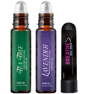 Benutzer definiertes Logo Natürlicher Inhalator für ätherische Öle Tragbarer Dual-Nasal-Stick Cooling Aroma therapie Pure Nature Umwelt freundlicher Sinus - Product Image 1