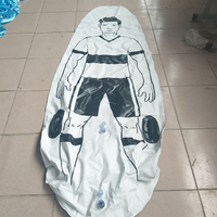 Ventes chaudes, équipement d'entraînement de gardien de but de football, mur de coup franc de football, mannequin gonflable de gardien de but à vendre
