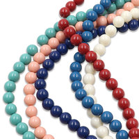 Promo Panas Langsung dari Pabrik Manik-Manik Kaca Bulat Halus 8mm 10mm untuk Pembuatan Perhiasan DIY Gelang Kalung Perlengkapan Kerajinan