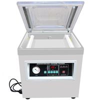Machine de scellage sous vide continue semi-automatique pour viande légumes poisson sacs en plastique-pour gobelets boîtes emballage