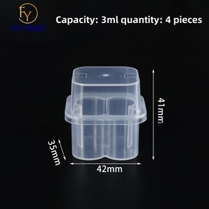 Scatole Personalizzate per Fiale in <span class=keywords><strong>Plastica</strong></span> Trasparente da 3ml 5ml 7ml 10ml 10cc, Custodia da Viaggio per Bottiglie di Cilindri, Porta Fiale in Materiali Riciclati - Product Image 5