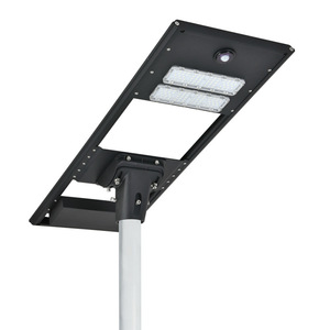 ไฟถนนโซลาร์เซลล์ 60V DC LED อะลูมิเนียมอัลลอยด์ โมโนไซ โซลาร์เซลล์ ติดผนัง พร้อมรีโมทคอนโทรล รับประกัน 5 ปี - Product Image 1