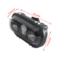 Phare avant à faisceau haut/bas Plug and Play pour moto Harley Softail Fat Bob 2018-2019/114 2018-2025