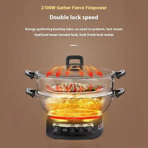 หม้อสแตนเลสอเนกประสงค์ขนาด28ซม. สำหรับตั้งโชว์อาหารกระทะไฟฟ้าสำหรับซุป - Product Image 1