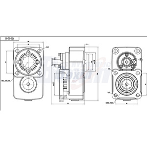 Toma <span class=keywords><strong>de</strong></span> Fuerza (PTO) <span class=keywords><strong>de</strong></span> Alta Resistencia PTO-03 284Nm 4 Pernos - Proveedor Global para Distribuidores y Comerciantes - Product Image 4