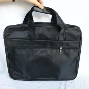 China Factory Direkt verkauf Hochwertige benutzer definierte Siebdruck Logo Verkauf funktionale Business Laptop-Tasche mit zusätzlicher Tasche