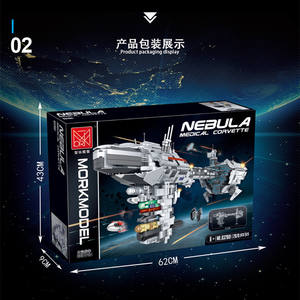 Serie Interstellare 032001 Modello di Fregata Nebula, Gioco di Costruzioni con Piccoli Blocchi per Bambini - Product Image 4