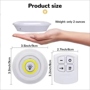 Veilleuse <span class=keywords><strong>LED</strong></span> multiple Télécommande <span class=keywords><strong>Lampe</strong></span> à induction <span class=keywords><strong>pour</strong></span> armoire de chevet Chambre à coucher Décoration intérieure Pile AAA - Product Image 3