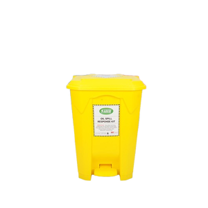 Kit anti-déversement d'hydrocarbures SABER pour lieu de travail, 60 litres, avec poubelle à pédale pour un accès rapide dans les zones de production - Product Image 1