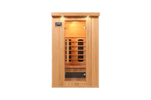 Sauna infrarouge en bois massif Smartmak ODM & OEM pour 2 personnes, cabine de sauna sèche - Product Image 5