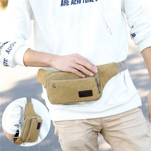 Riñonera deportiva de lona para hombre, riñonera de almacenamiento Rectangular de gran capacidad - Product Image 4