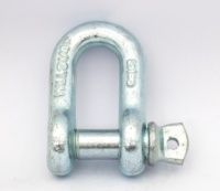 Chaîne d'ancrage à goupille de levage forgée en acier au carbone galvanisé Dee US Type G-210 D Manille pour les mines et l'industrie lourde