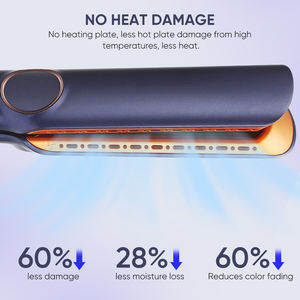 أداة احترافية لتصفيف الشعر الرطب إلى الجاف 2 في 1 جهاز فرد الشعر ومكيف الهواء للشعر - Product Image 2